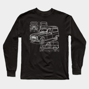 The iconic French van (for dark chothes) Long Sleeve T-Shirt